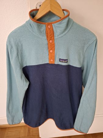 Patagonia polair bleu et orange taille L
