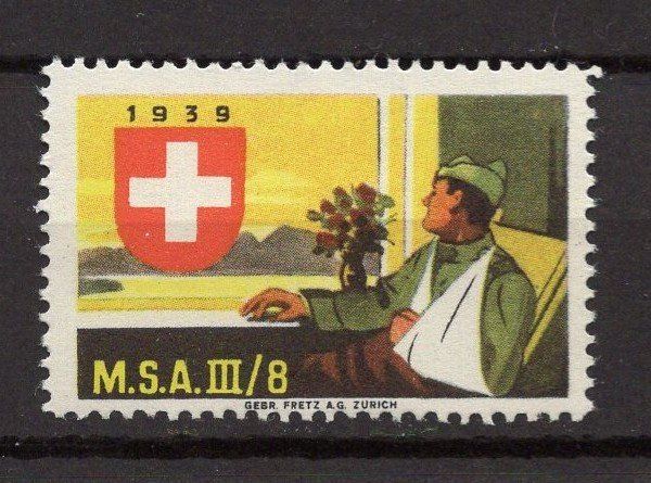 Vignette autostradali: M158  /  M.S.A. III / 8 1939 – Usato da Ste-Croix venduto da MONT-TAGNAC