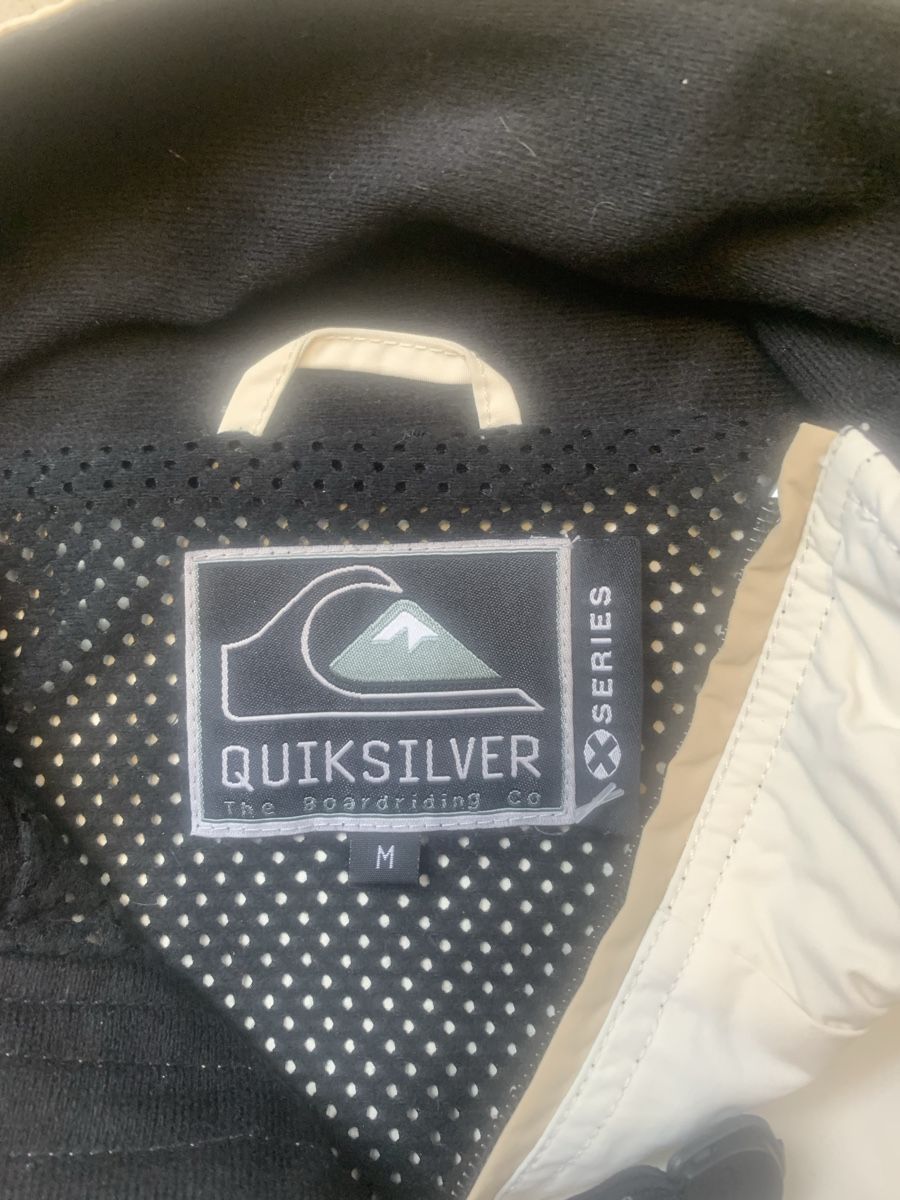 Quiksilver Giacche: Winterjacke Quiksilver, Size M, weiss – Usato da Münchenstein venduto da Alpinevintage 1