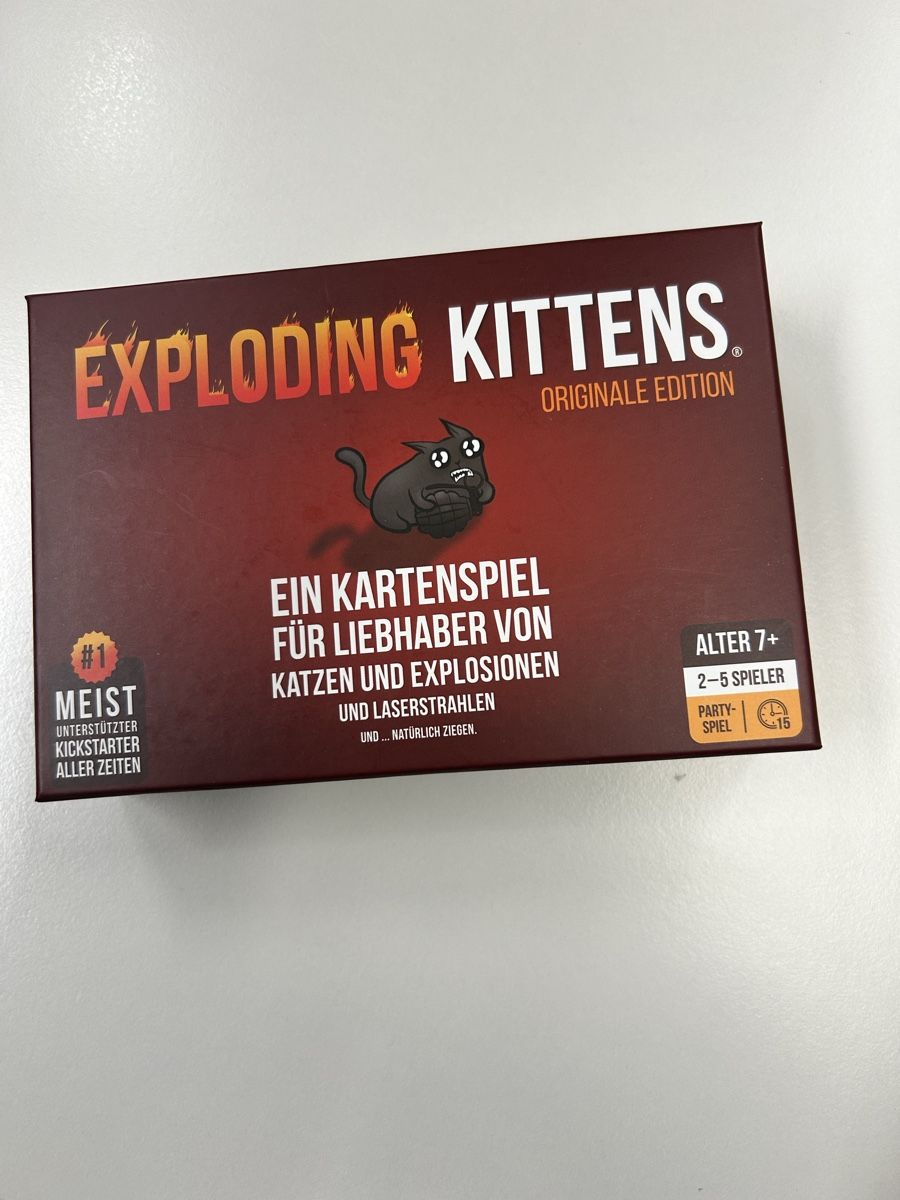 Jeux: Kartenspiel Exploding Kittens Original Edition neuwertig 1.- – Neuf (Voir description) à Oberwil BL par 8Daniel1Hale