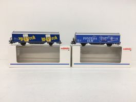 Spur H0, Märklin Güterwagen Fontessa Elm und Warteck SBB