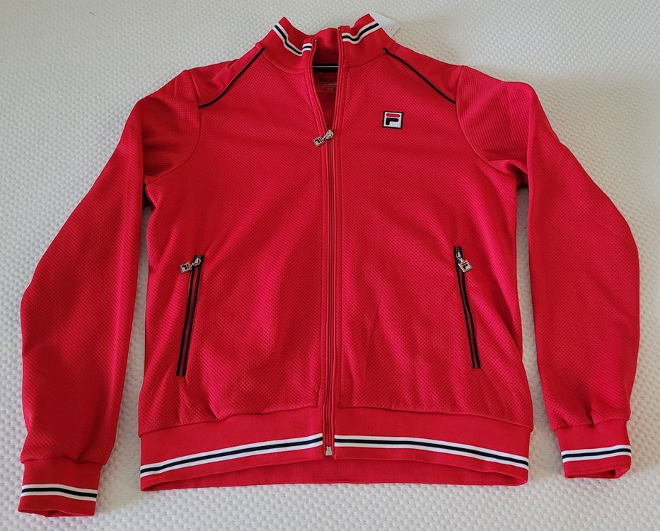 FILA Joe Trainingsjacke rot Gr. M 50 NEU ungetragen Etikett Acheter sur Ricardo