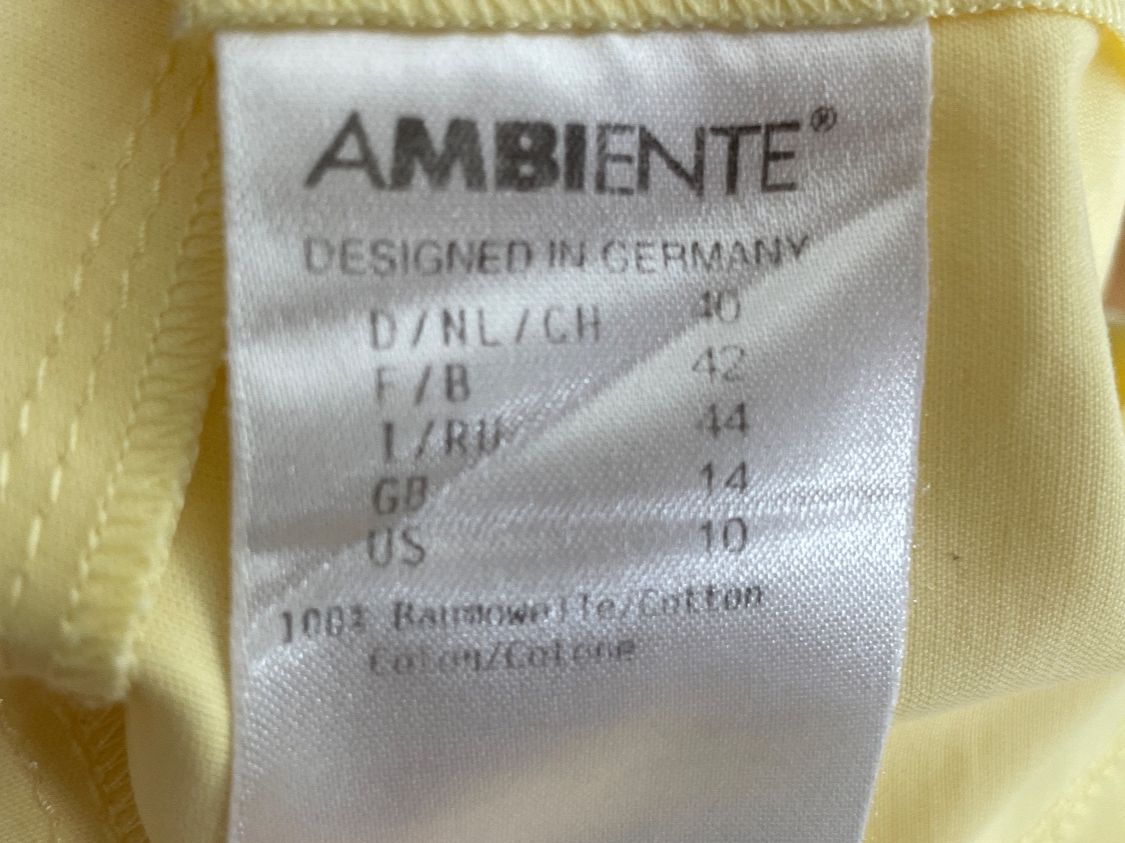 Giacche: Damenblazer AMBIENTE gelb Grösse 40 – Usato da Basel venduto da kiko9 1