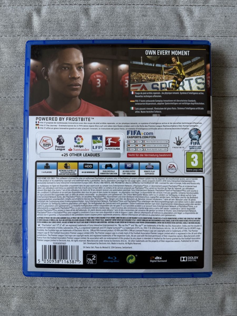 Sony Giochi: FIFA 17 für PS4 – Usato da Thunstetten venduto da Virus_33 2