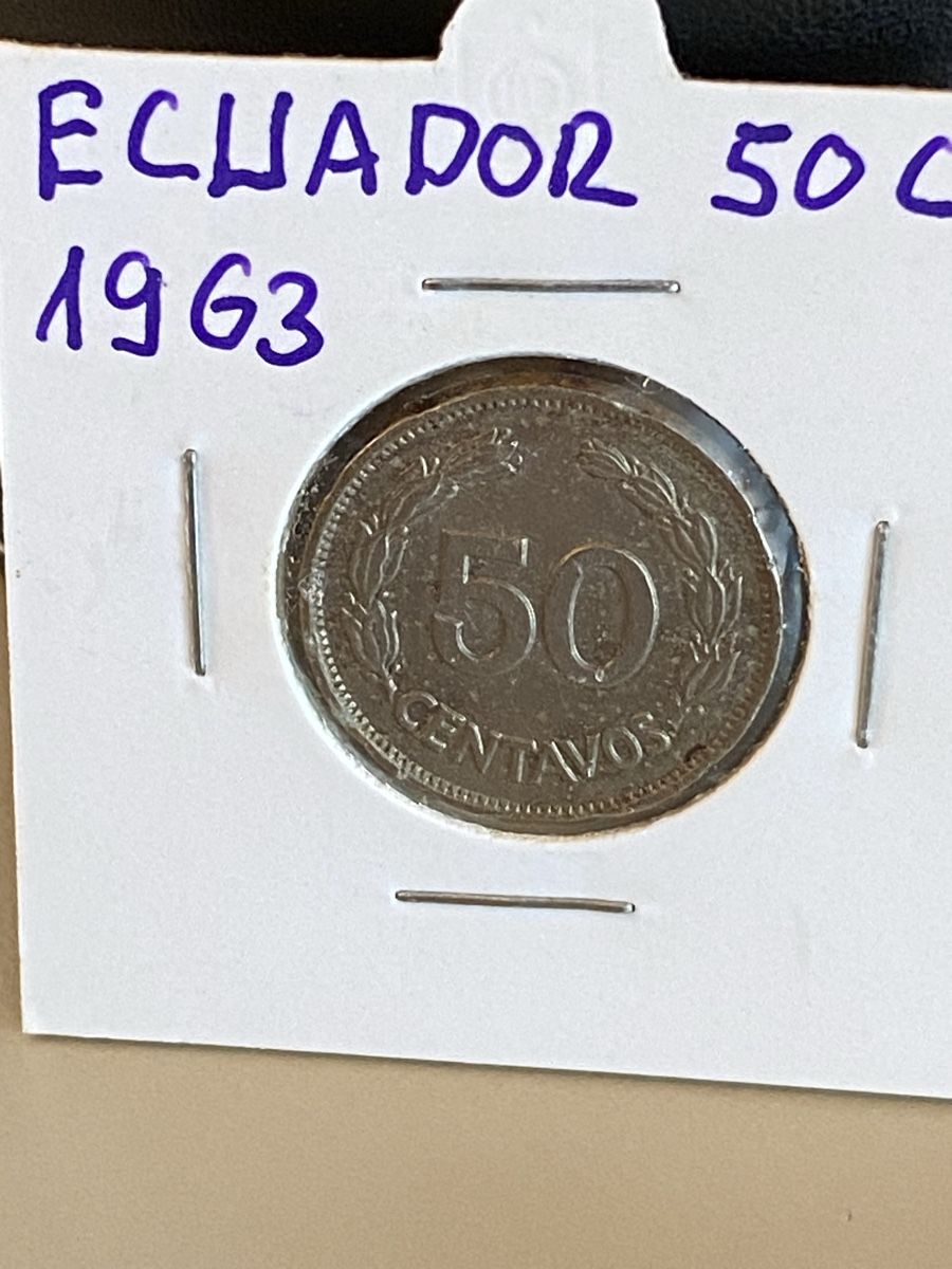 Tutti le monete: Equateur - 50 centimes - 1963 – Usato da Payerne venduto da Mike1682