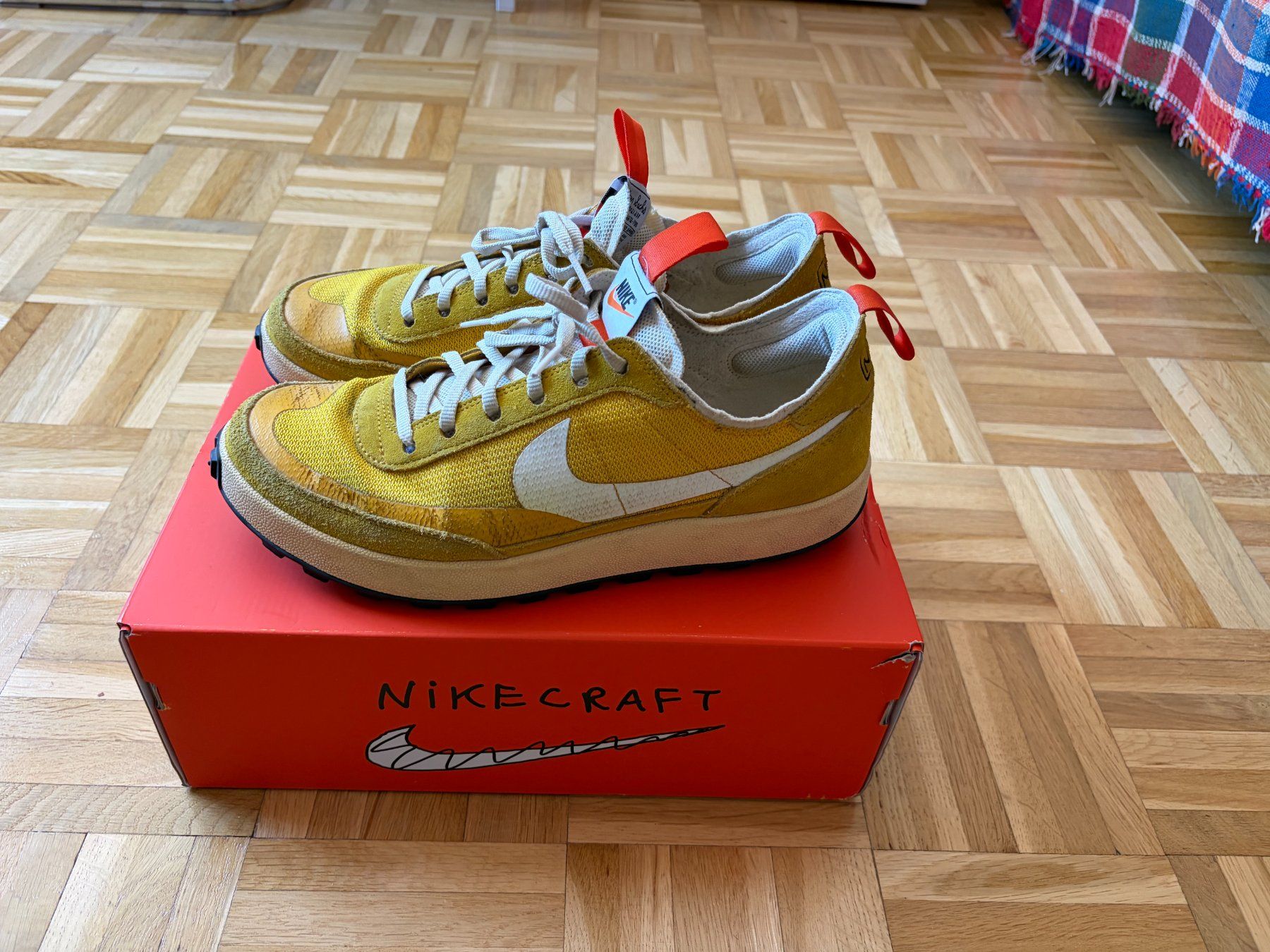 Nike Scarpe da uomo: NikeCraft Tom Sachs General Purpose Shoe Yellow Original Box – Usato da Zürich venduto da kaugaug 1