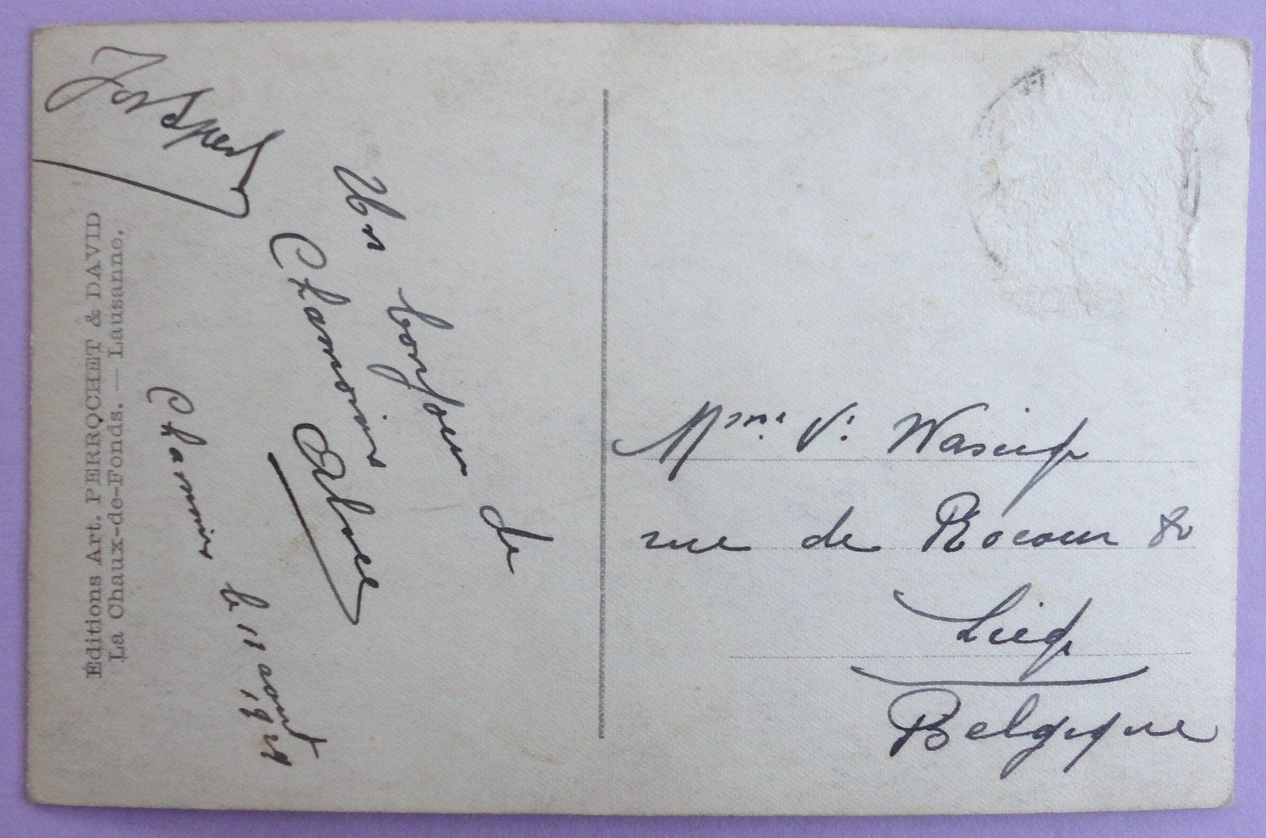 Cartoline postali: Chamonix - Vue générale et le Mt. Blanc – Difettoso da Fétigny venduto da Billy2miny 1