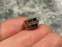 Pandora Clip Charm mit Zirkonia 💎 14 K ROSÉVERGOLDET 💖