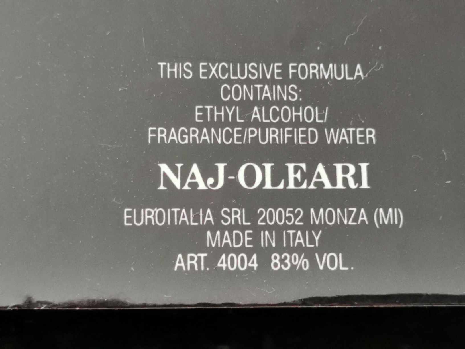 Parfums & Eau de Toilette: Naj-Oleari PdT 50 ml – Neuf avec emballage d'origine à Schlieren par vlalif 2