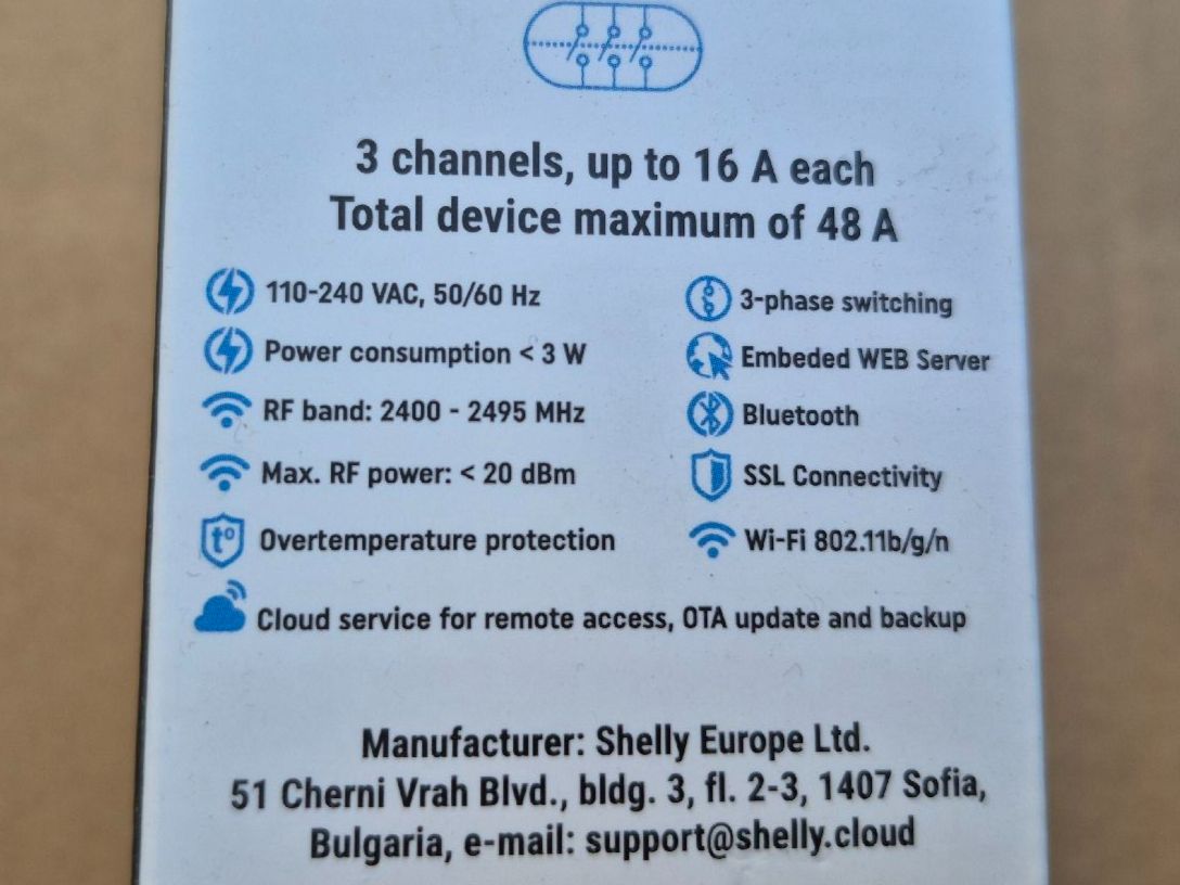 Shelly Elektronikbauteile: Shelly Pro 3 Smart Switch 3 Kanäle – Neu (gemäss Beschreibung) aus Beinwil am See von remagaut5712 1