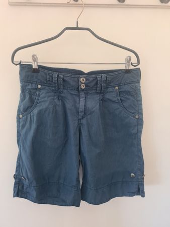 Damen Shorts Opus LAIKA Grösse 34 blau gestreift 