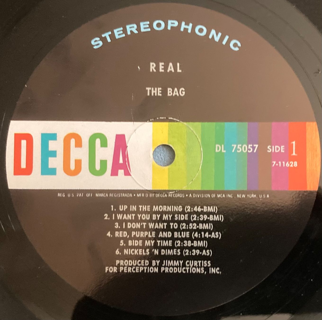 Schallplatten: THE BAG - REAL – Gebraucht aus Poliez-Pittet von Newtown-Records 2