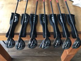 Hybrid Eisen Set 4-PW, Golf Eleven, R Flex, Top Zustand