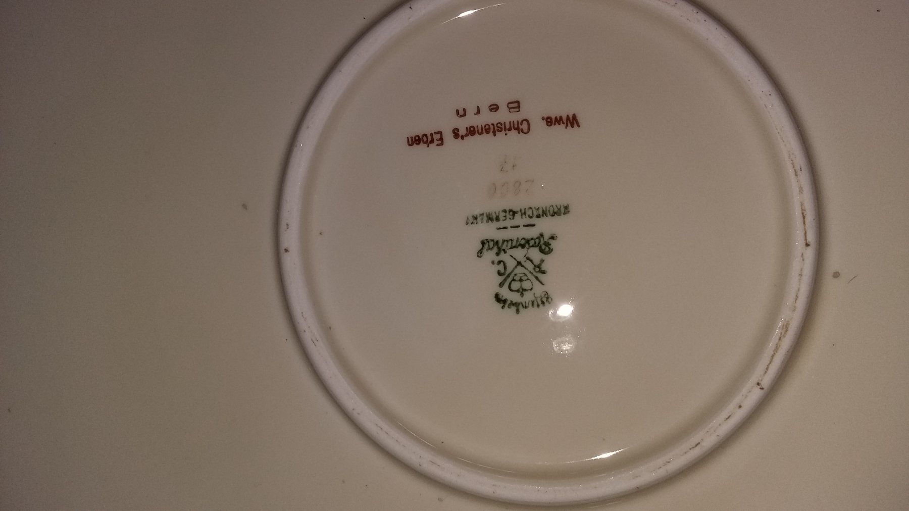 Sonstige Baumaterialien: Alt Handgemalt Rosenthal Kronach Schale – Gebraucht aus Bern von Imamrashed 5