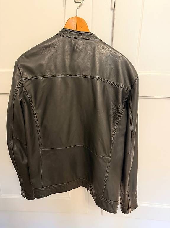 Selected Giacche: Lederjacke Selected Homme Schwarz Gr. M – Usato da Bern venduto da Scavil 1