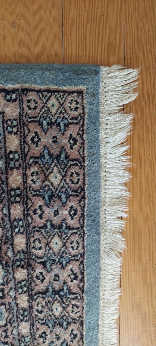 Teppiche: Blauer handgeknüpfter Teppichläufer – Gebraucht aus Zürich von schlipflaus 2