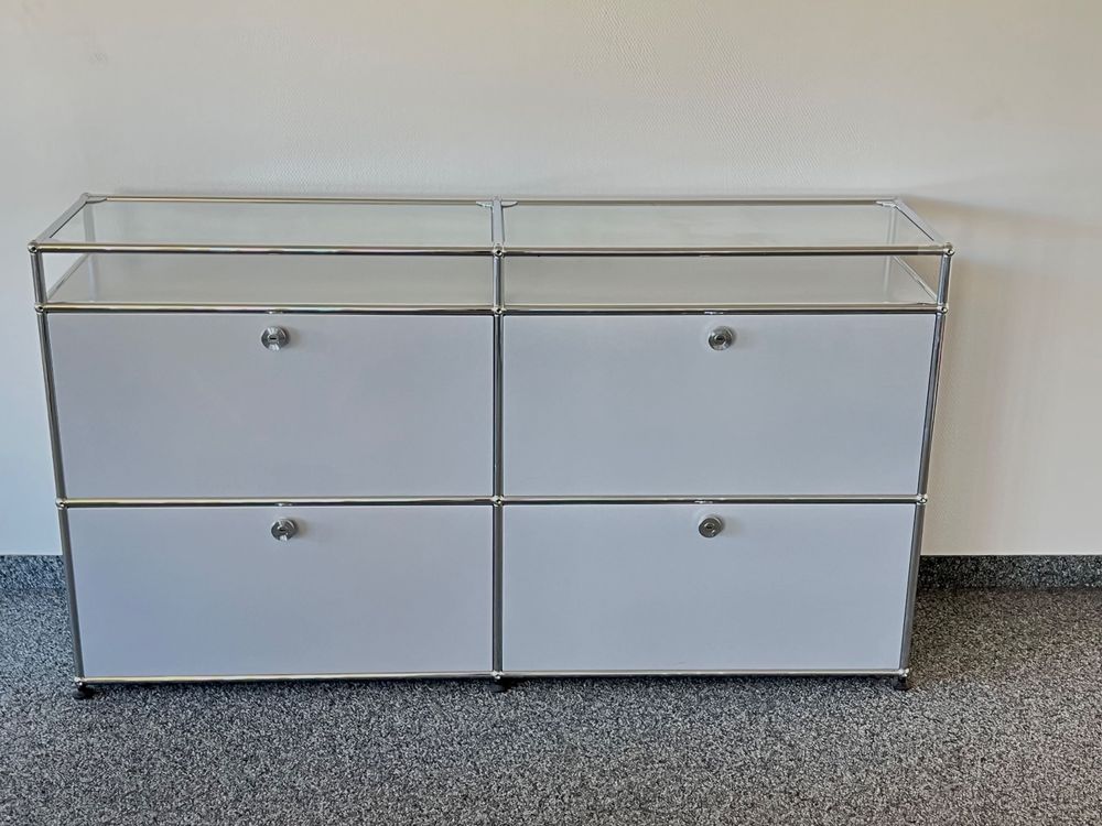 USM Haller Sideboard Mattsilber In Top Zustand | Kaufen Auf Ricardo