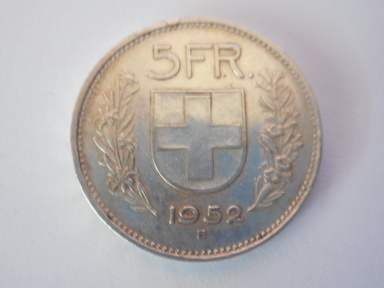 Alle Münzen: 5 Fr. 1952 silber – Gebraucht aus Kriegstetten von pizlad2010