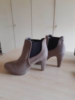 Elegante Wildleder Stiefeletten, Gr. 38 neu