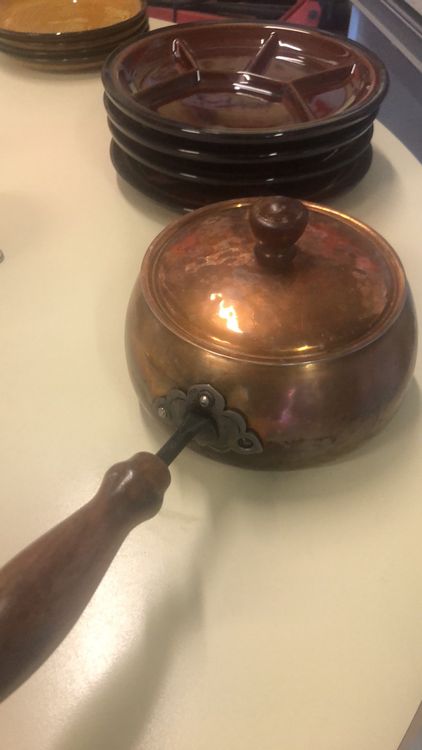 Kupferpfanne für Fleischfondue | Kaufen auf Ricardo