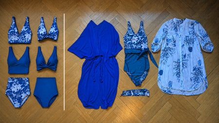 Wendbarer Bikini/Badeanzug von Baiia inkl. Kaftan, Tunika