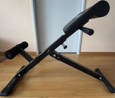 Hyperextension Bank Bauchmuskel Bank schwarz