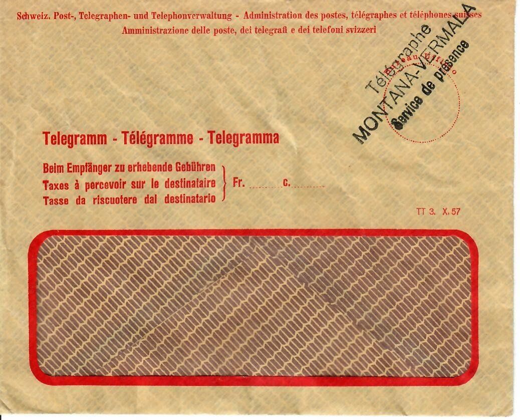 Tous les timbres: Telégraphe,  Montana - Vermala – D'occasion à Hochdorf par Ziegel-16
