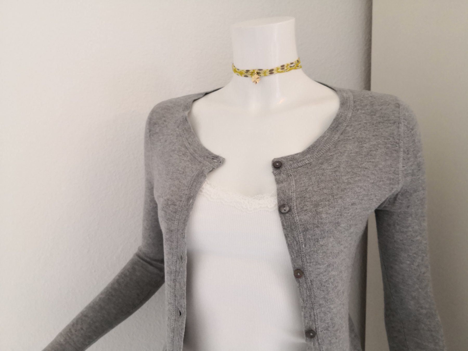 Mango Jacken: 🤩MANGO STRICK-JACKE GRAU & PERLMUTT-KNÖPFE NEU – Neu (gemäss Beschreibung) aus Olten von Naja-Twins-Twins 7