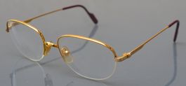 Brillenfassung Cartier monture de lunettes plaqué or 18K