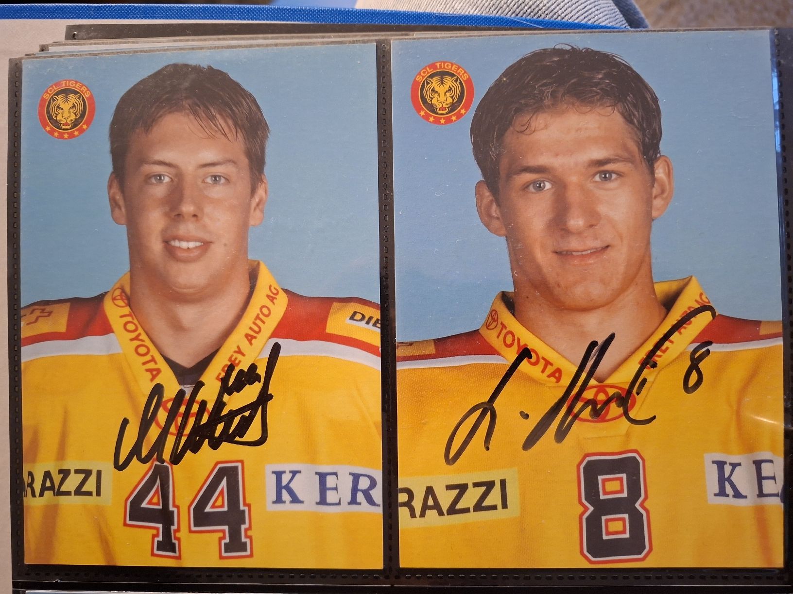 Autografi: 21 Autogrammkarten SCL Tigers, Langnau – Usato da Thun venduto da wuschu 5
