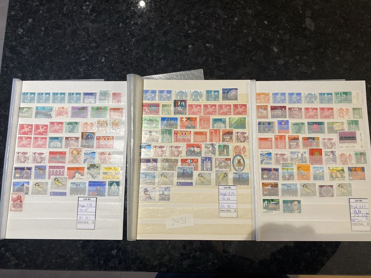 Alle Briefmarken: 60.25Fr Frankaturware postfrisch ungestempelt Sammlung – Neu (gemäss Beschreibung) aus Wil SG von Chefsugus