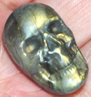Deko Heilstein L-4384 – Labradorit Schädel 2,7x1,7x1cm