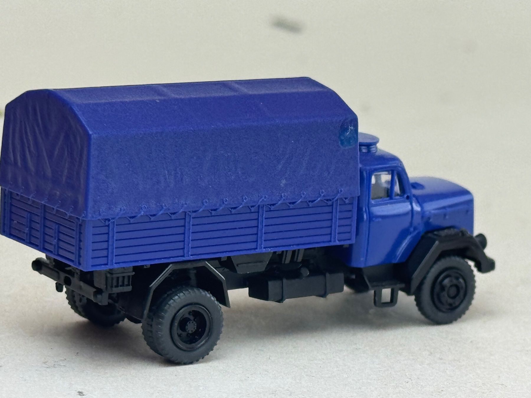 Brekina Modellini d'auto: GB2- Preiser Magirus THW Pritsche – Usato da Elm venduto da Wikmtz 1