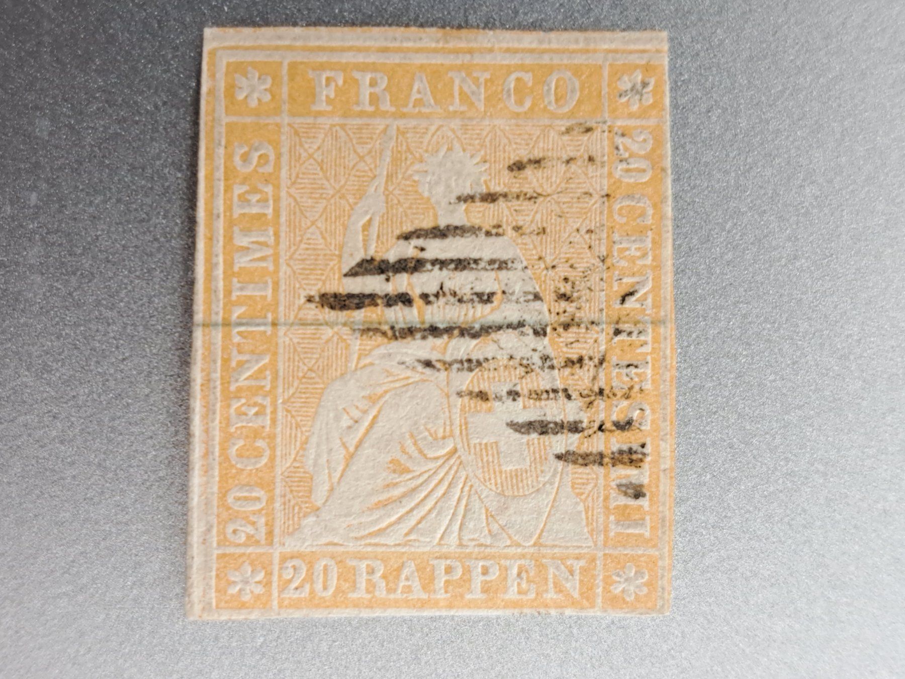 Alle Briefmarken: Strubel 25 B SBK 280.- mit Bestimmung – Gebraucht aus Bazenheid von derdelorean01 1