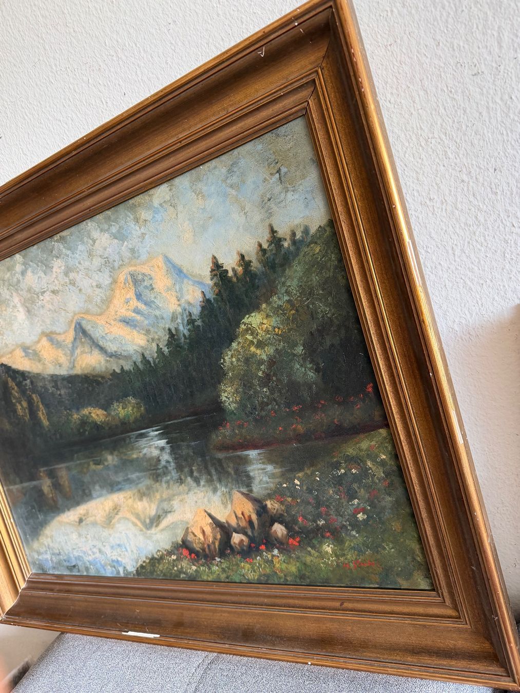 Gemälde: H. Studer Grosse Original ÖlGemälde – Gebraucht aus Basel von PAUL_ART 8
