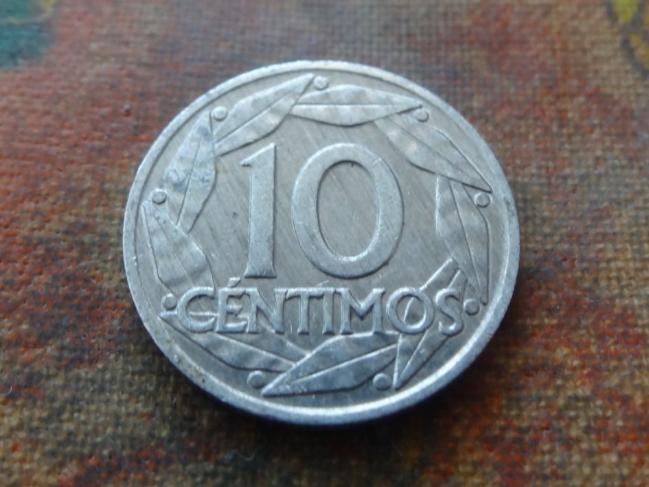 Tutti le monete: ESPAGNE  10  Centimos  1959  (Z) – Usato da Romanel-sur-Lausanne venduto da Swift13 1