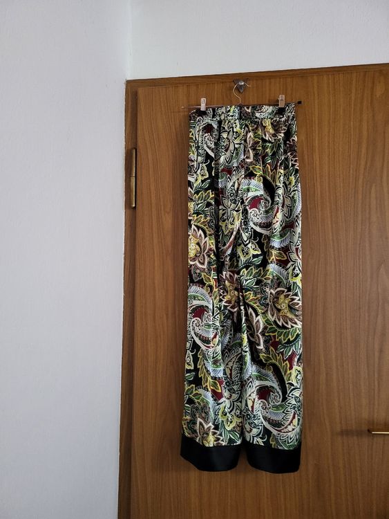 Pantalon Femme BelAir En 100% Soie - Taille S, Multicolore, Neuf Avec Étiquettes