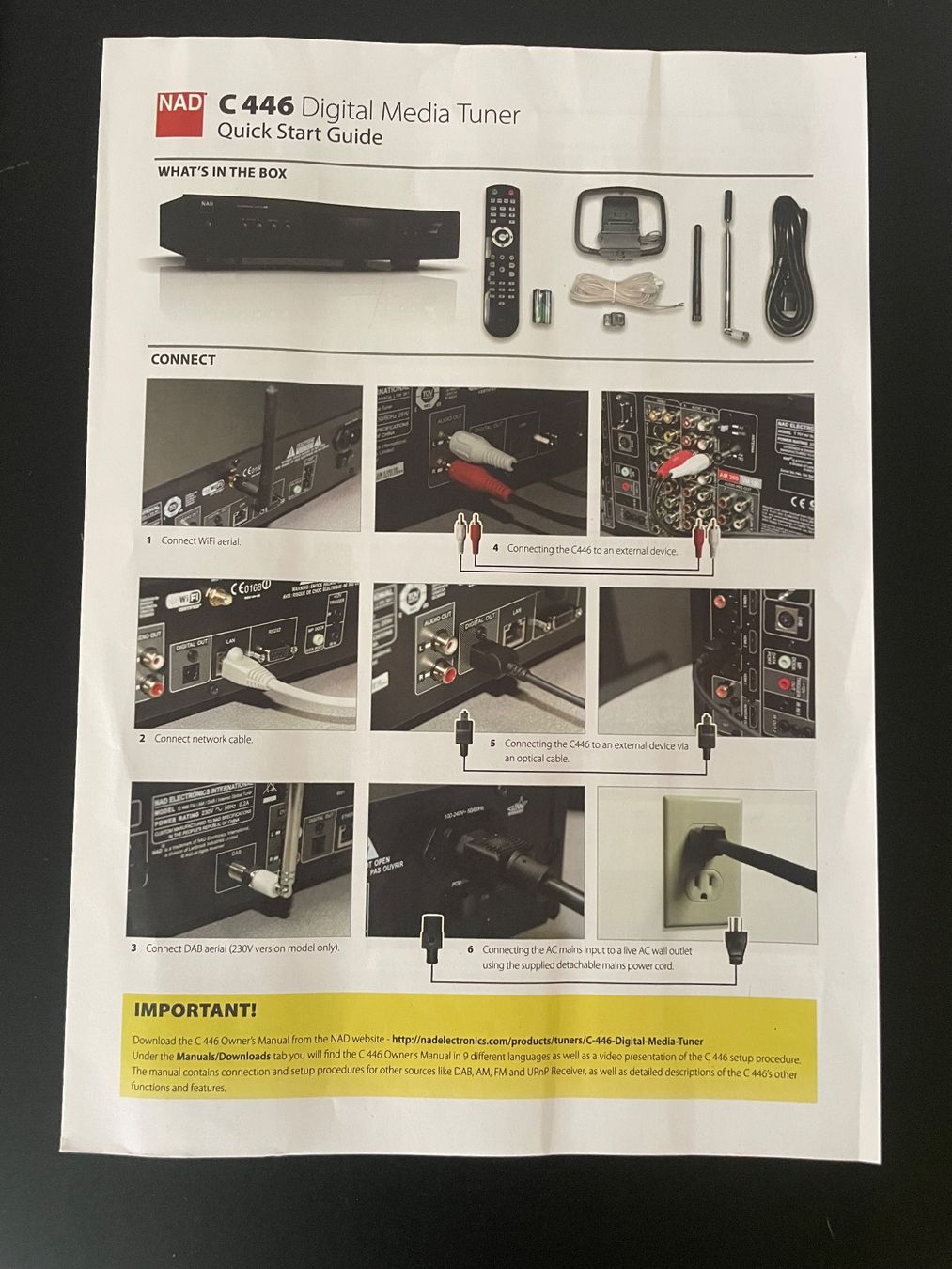 Nad Radios: NAD Digital Media Tuner C446 – Gebraucht aus Oberstammheim von rita.nussbaumer 2