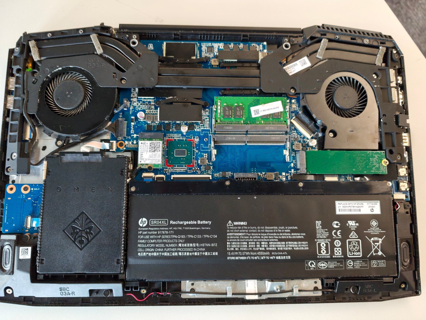 Hewlett Packard Notebook: HP Omen 15-ce054nz – Usato da Uster venduto da gabisingh 7