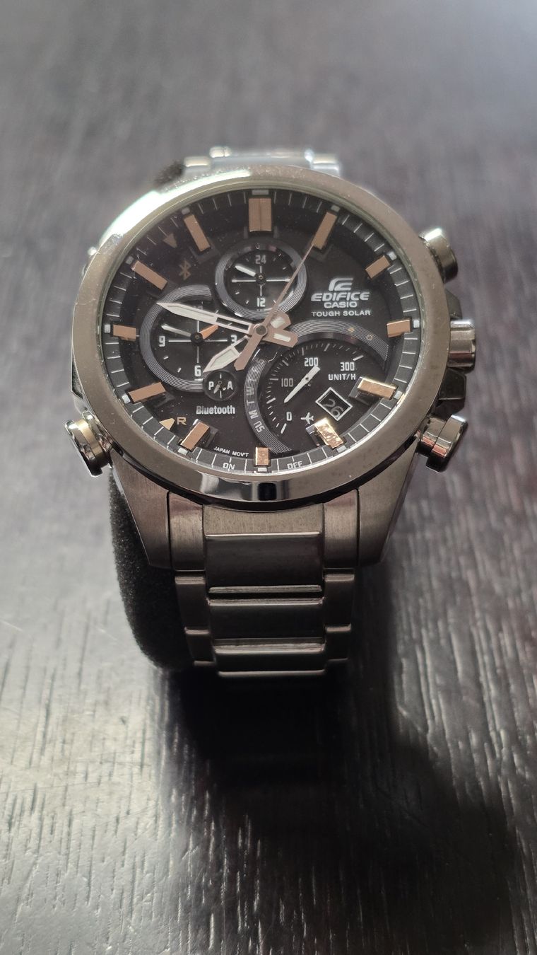Casio Montres: Casio Edifice Tough Solar Bluetooth Chronograph mit OVP – Neuf (Voir description) à Grosshöchstetten par preisvoyeur 1