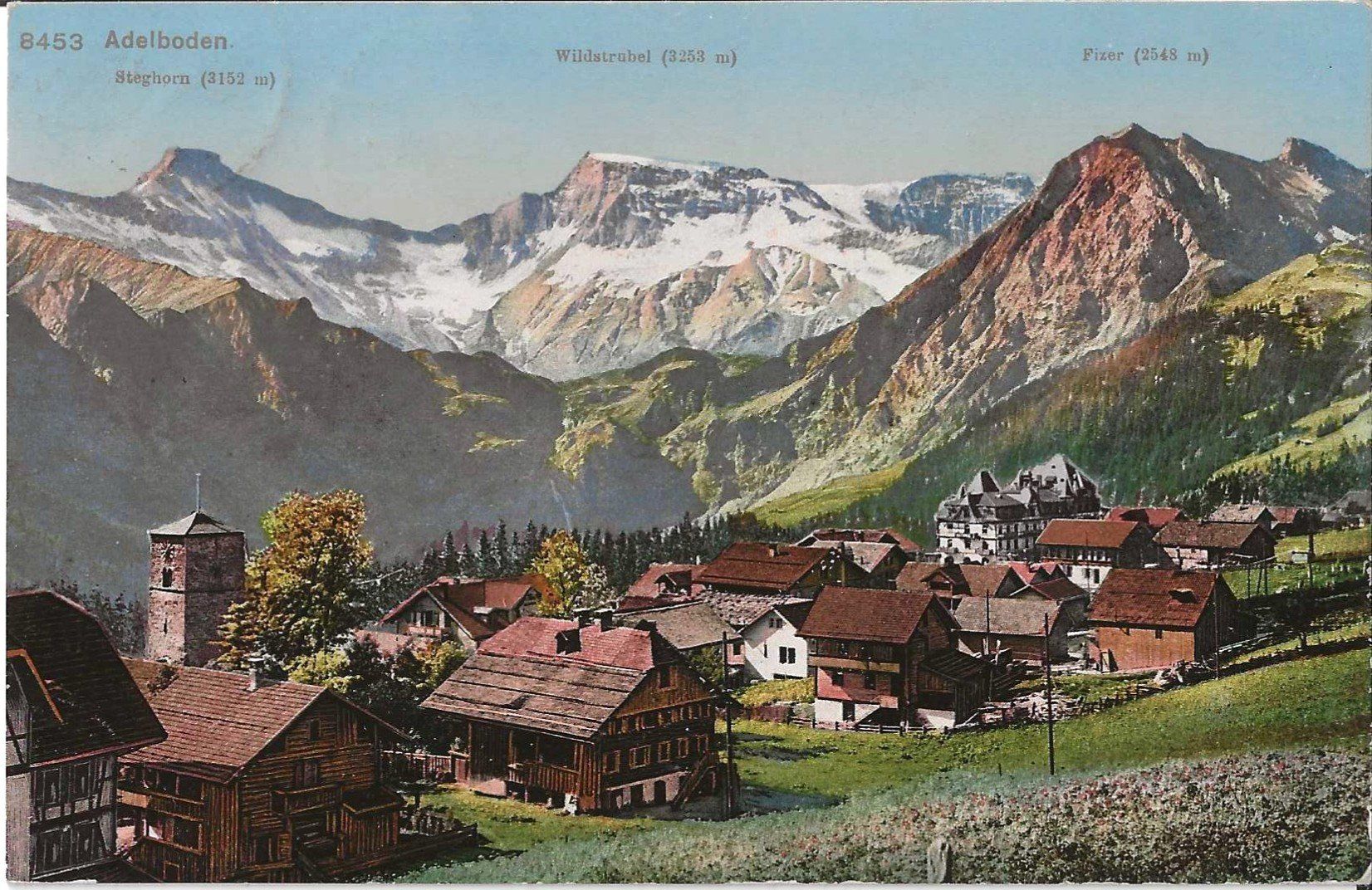 Ansichtskarten: Karte Adelboden 1909 – Gebraucht aus Zürich von Philacat11