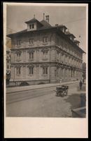Foto-AK Aarau, Mehrstöckiges Gebäude an der Strasse