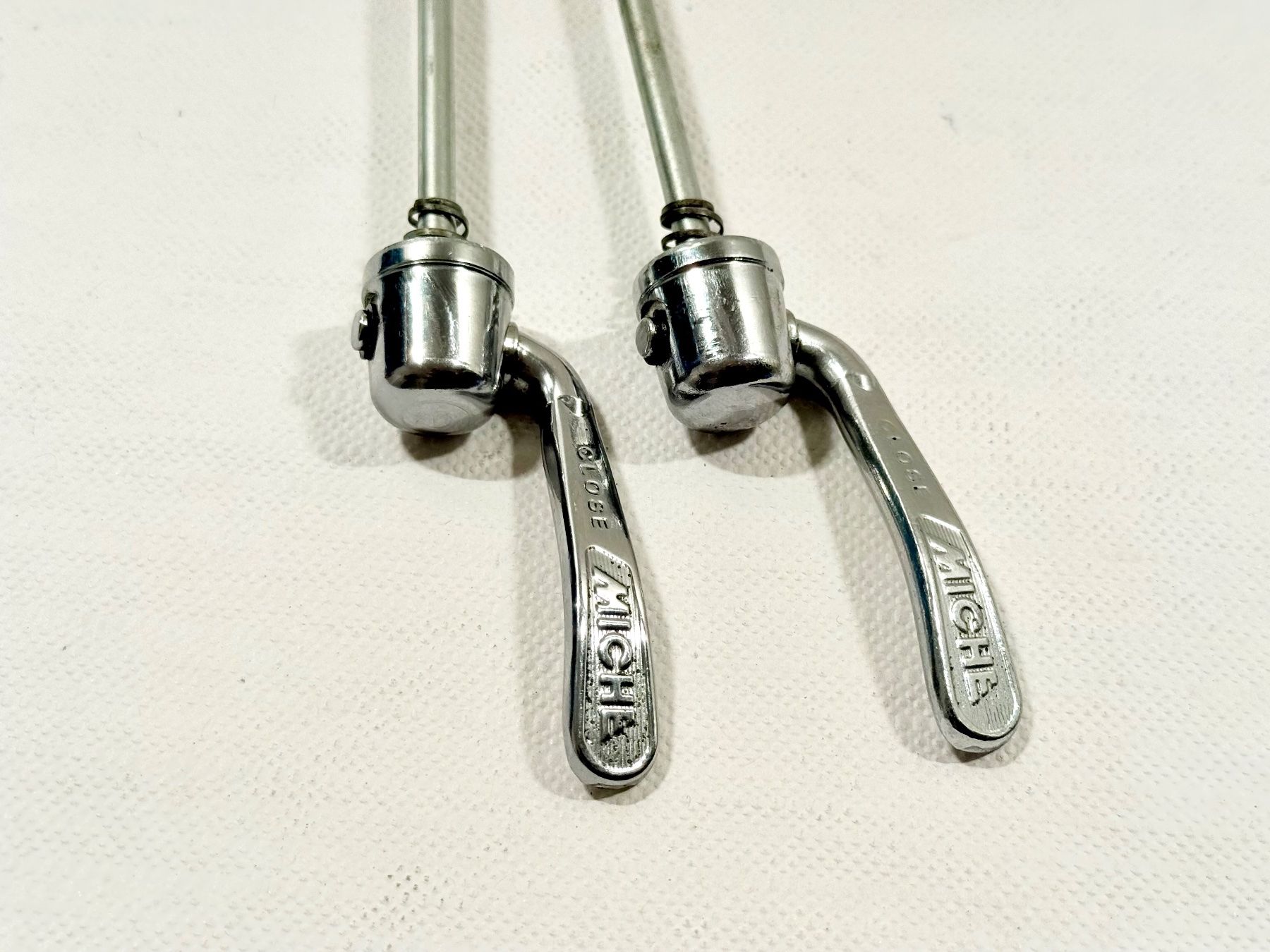 Ersatzteile: MICHE Vintage Schnellspanner Set V+H 155 Gramm – Gebraucht aus Luzern von bikeandbeltcom 1