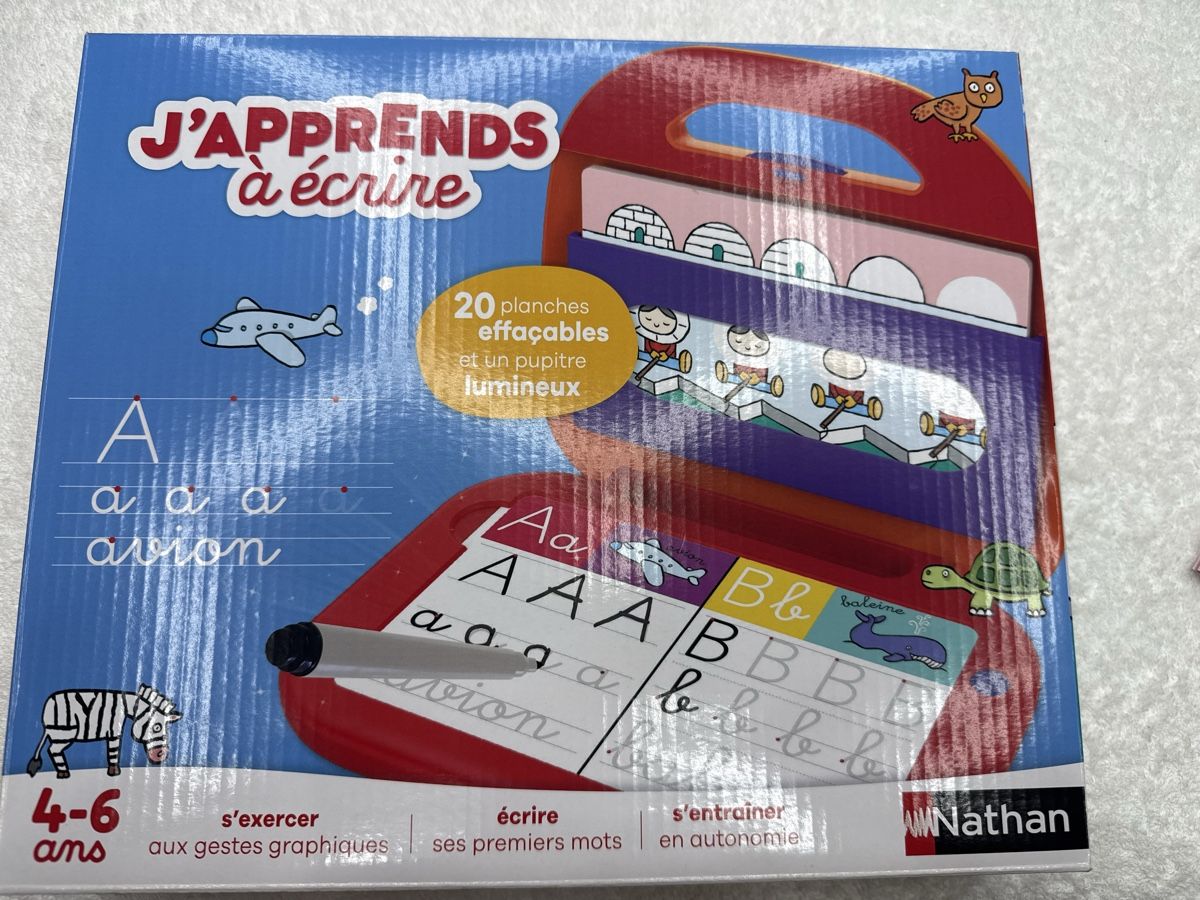 Giochi: Tablette pour apprendre à écrire Nathan 4-6 ans – Usato da Chenens venduto da anasantos90