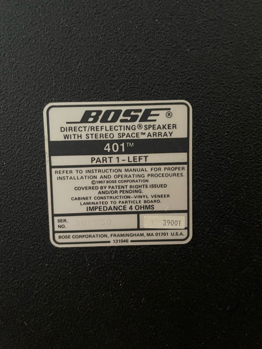 Bose Haut-parleurs: Bose passiv speaker – D'occasion à Basel par fio_t2md 1
