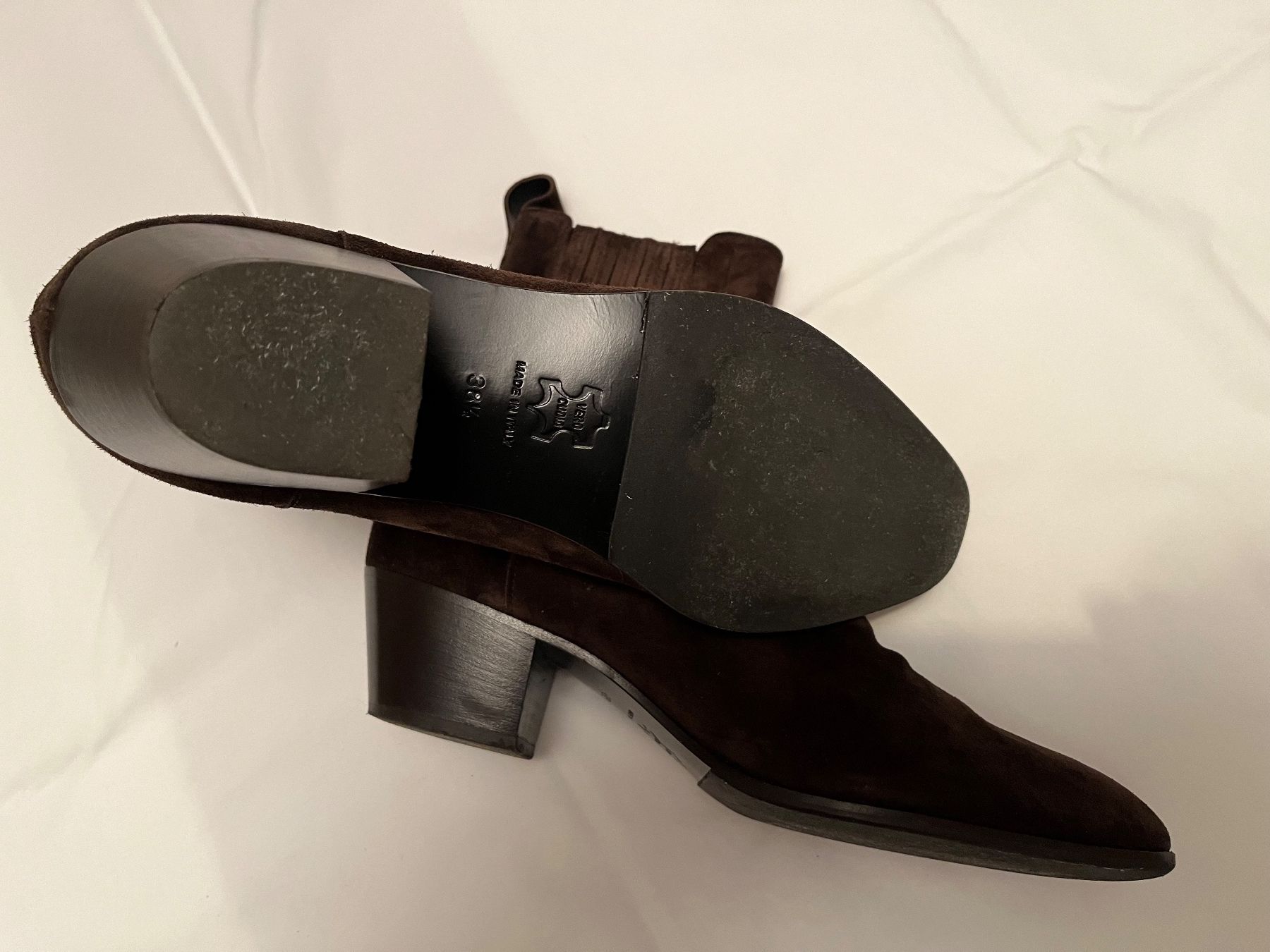 Bongénie Grieder Scarpe da donna: Wildlederboots dunkelbraun – Usato da Zürich venduto da hel_lm8b 1