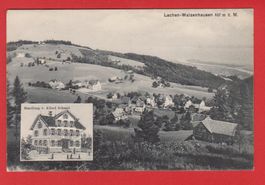 Lachen  -  Walzenhausen  SZ   :   alte Ansichtskarte 1916