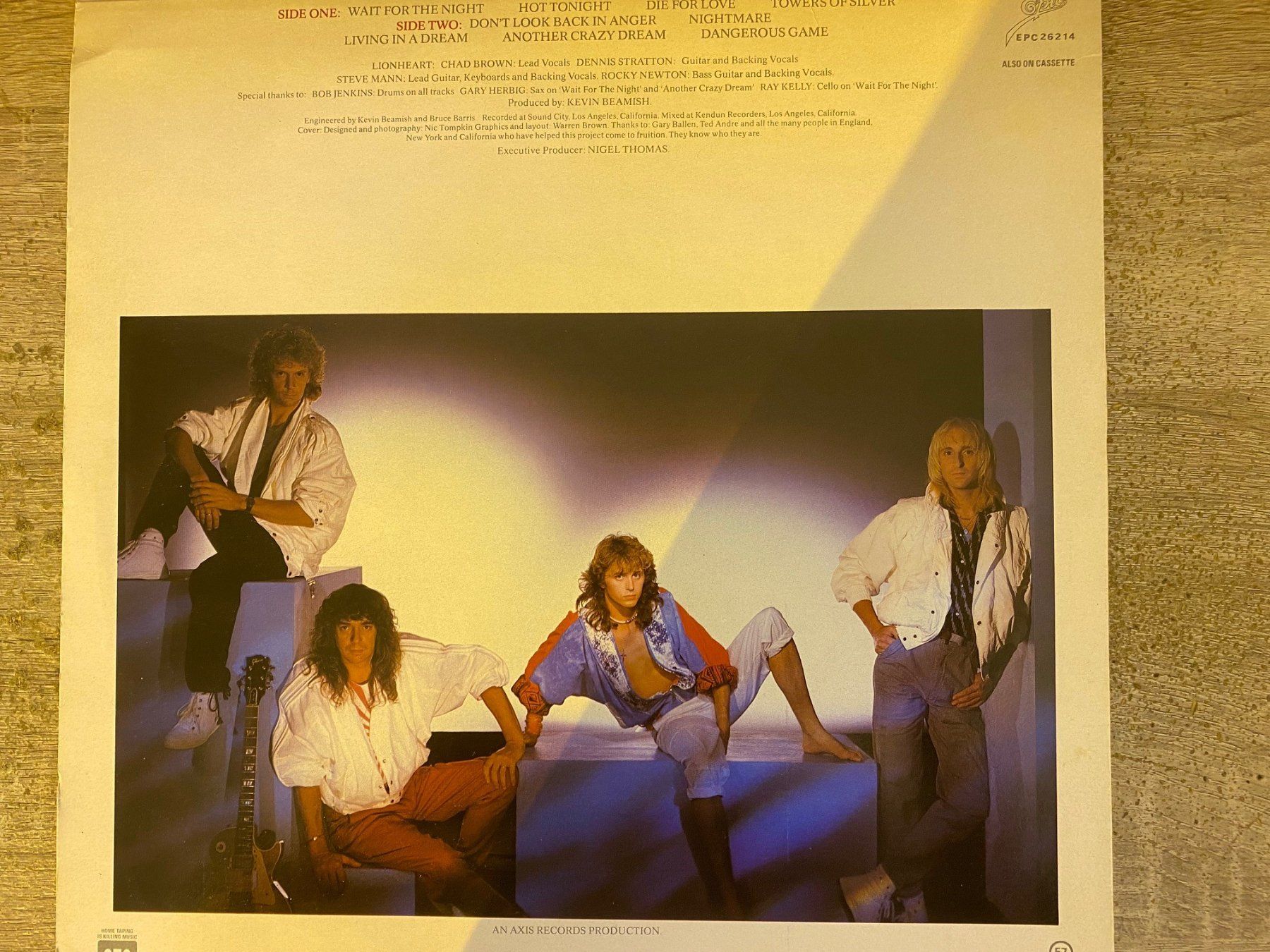 Dischi in vinile: Lionheart : Hot Tonight – Usato da Clarens venduto da Surcouf91 1