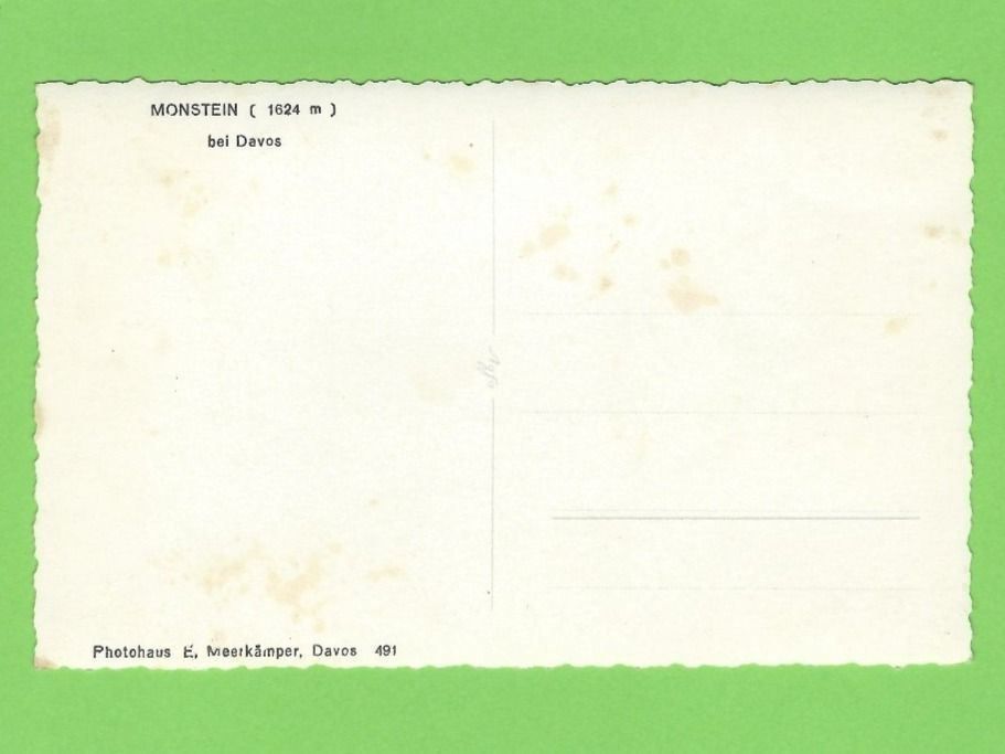 Cartoline postali: Monstein bei Davos – Usato da Zürich venduto da t24_de 1