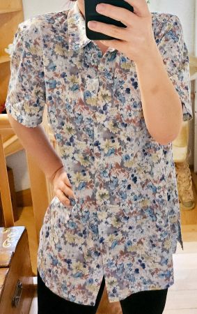 Bluse Atelier Goldener Schnitt Blumen, NP 125.- ,Gr. 42